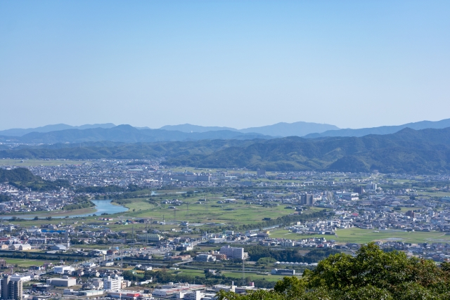 小松島市の街並み
